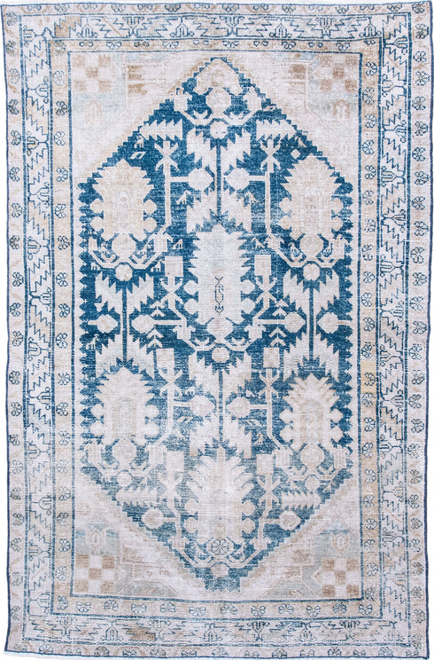 Antique Hamadan Area Rug (4' x 6')